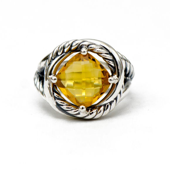 David Yurman Jewelry - David Yurman Citrine Infinity Ring